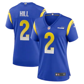 womens nike troy hill royal los angeles rams game player je